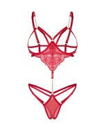 Body Obsessive Matildea roșu deschis S/M