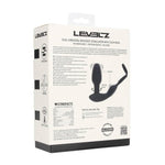 Masaj de prostată din silicon Levelz cu perle rotative și telecomandă 17 cm