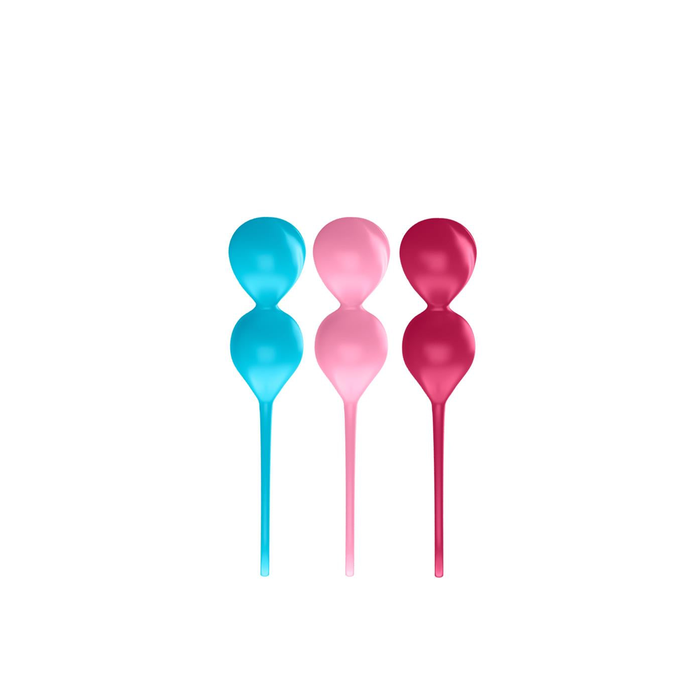 Bile Satisfyer Balls C03, set de 3 bucăți, 3/4 cm