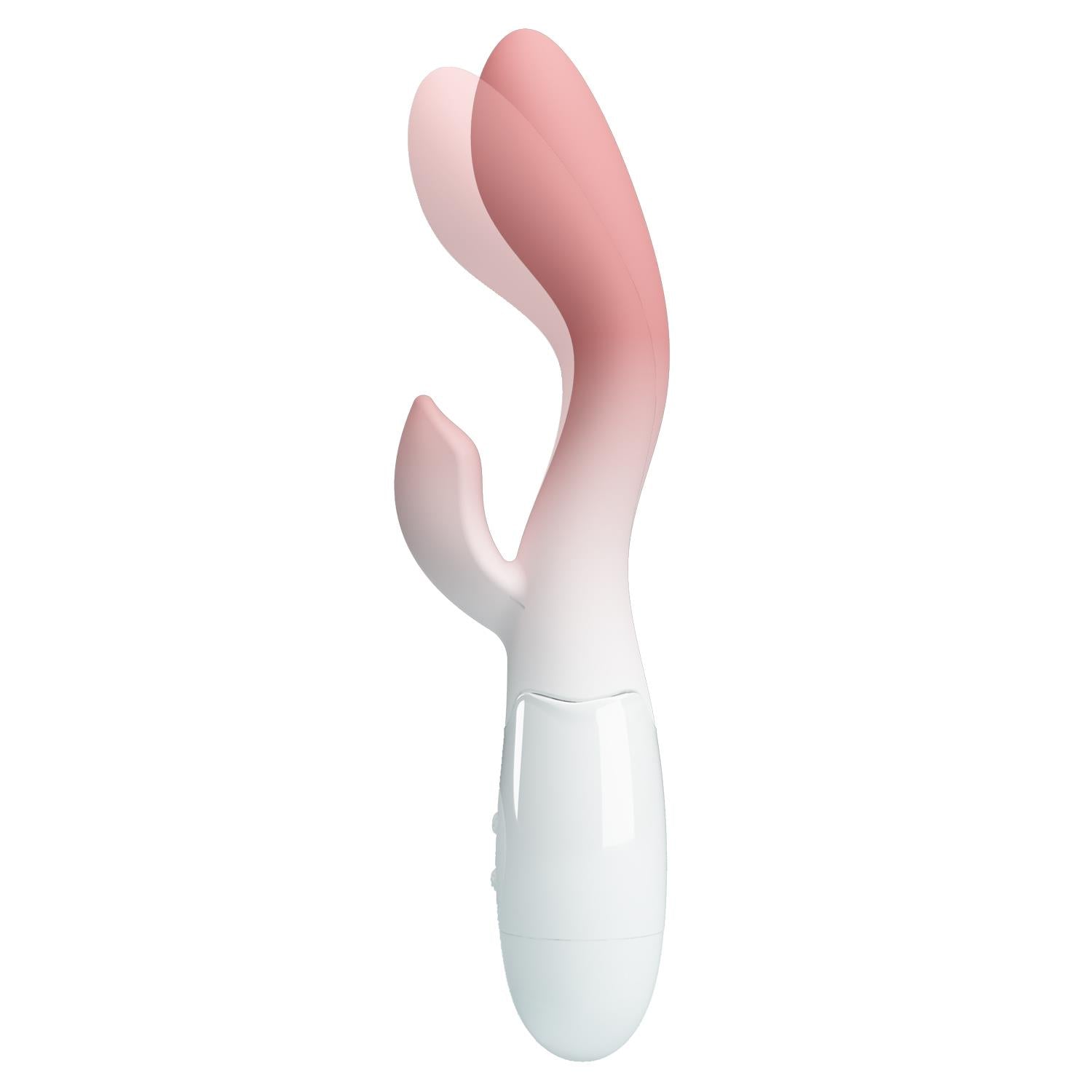 Vibrator Pretty Love Brighty din silicon cu 30 de funcții, în formă de iepuraș