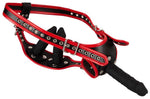 Strap-on Bad Kitty cu trei dildo-uri din silicon S/M