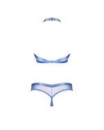 Top și tanga Shaderi albastre Obsessive M/L