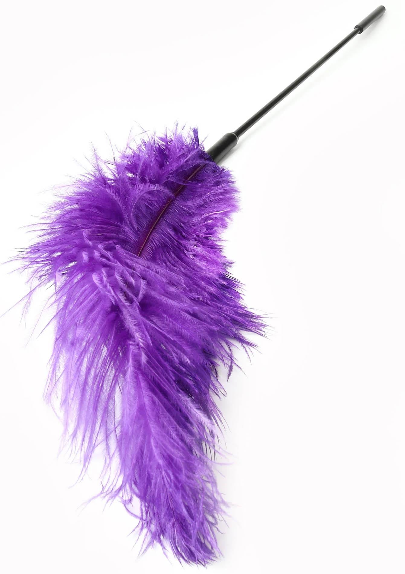 Jucărie Hidden Desire cu două pene, violet, 68 cm