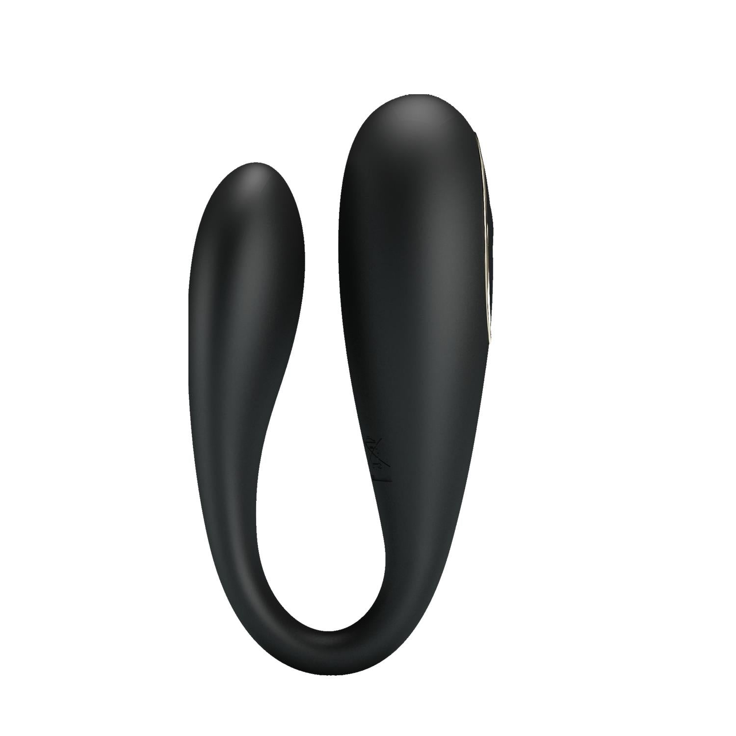 Vibrator dublu Pretty Love Nathan cu telecomandă, 10 moduri, silicon, USB