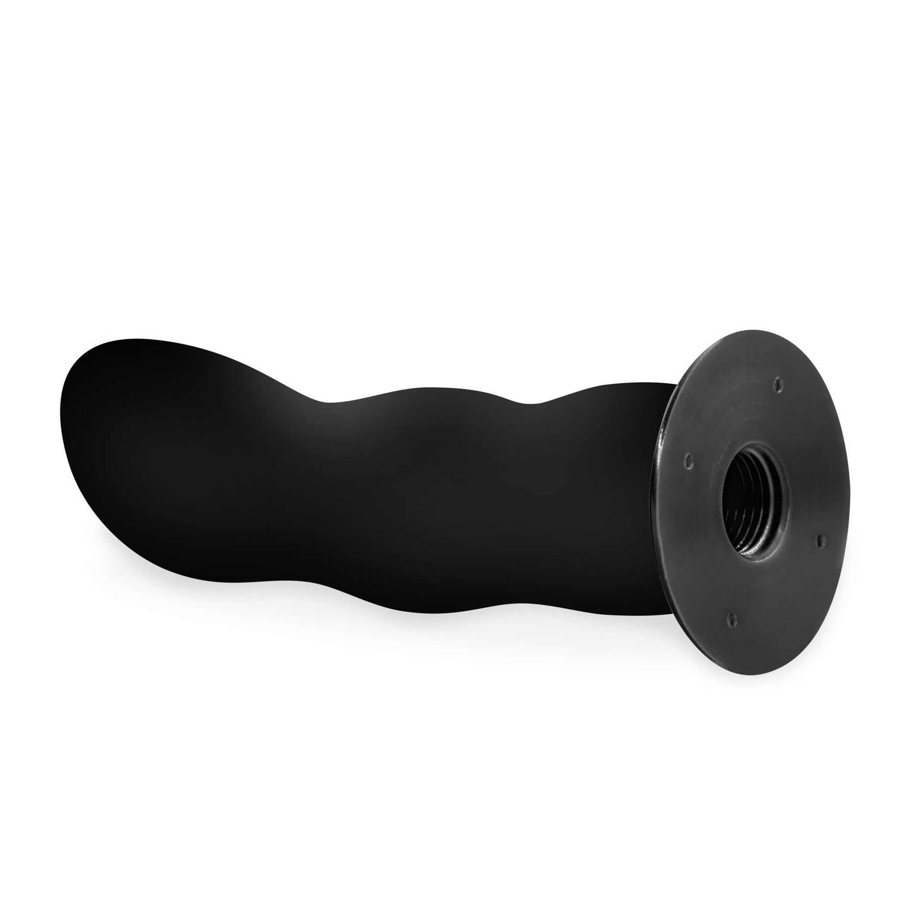 Curea de silicon Crushious Snapper neagră 12,5 cm