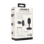 Dop anal vibrant hexagonal din silicon Levelz L, negru, 14 cm