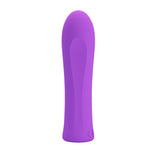 Mini vibrator Alfreda Pretty Love din silicon, 12 moduri, USB