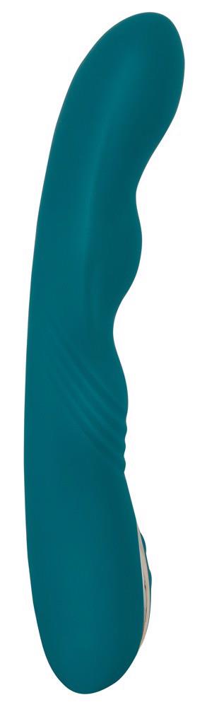 Vibrator rotativ Sweet Smile cu punct G, USB, 22,8 cm