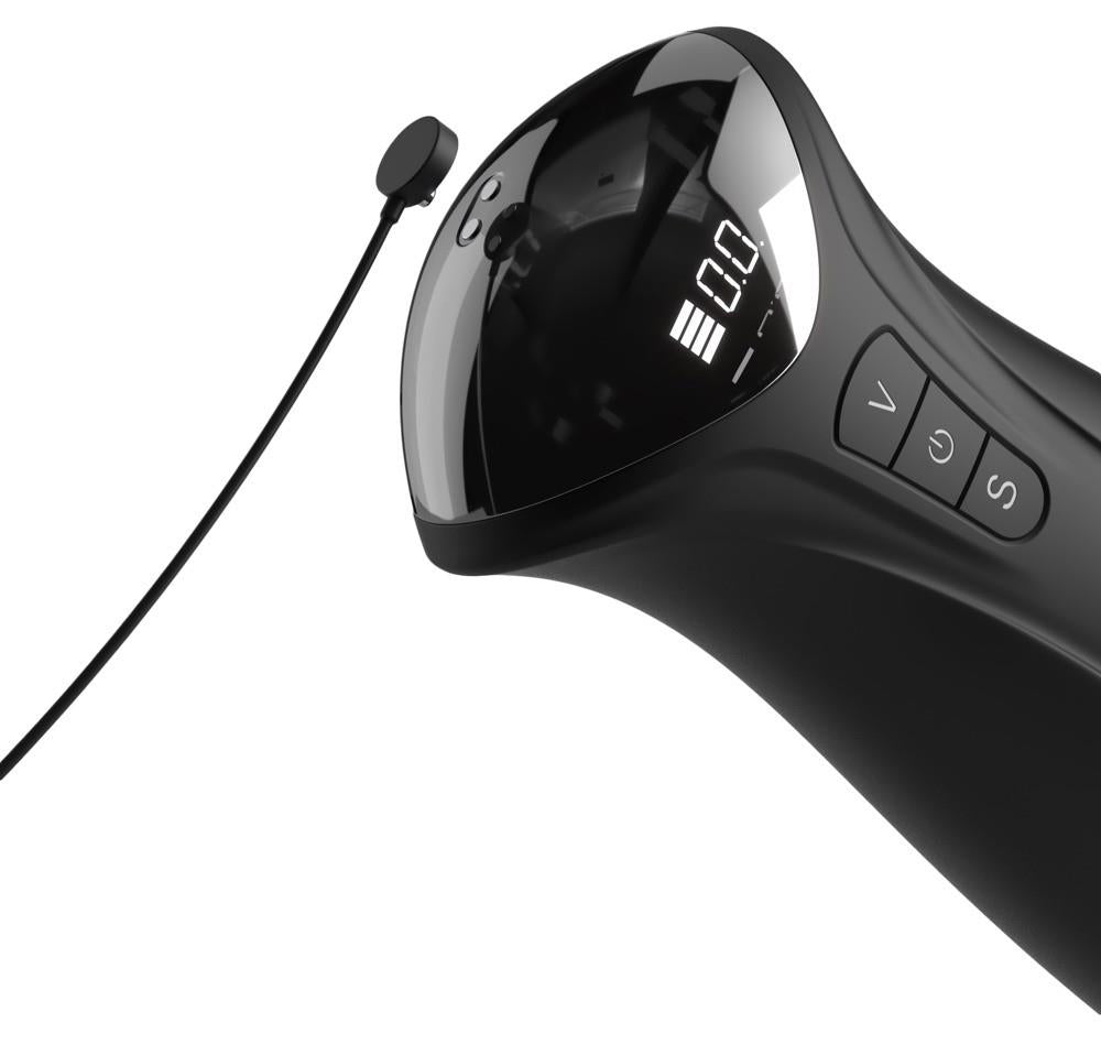 Masturbator cu vibrații și aspirație PDX Elite USB 24,5 cm