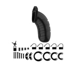 Cușcă de castitate ManCage Neagră 11,5 cm