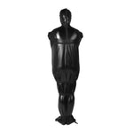 Au! Sac de cadavre BDSM negru cu curele de nailon