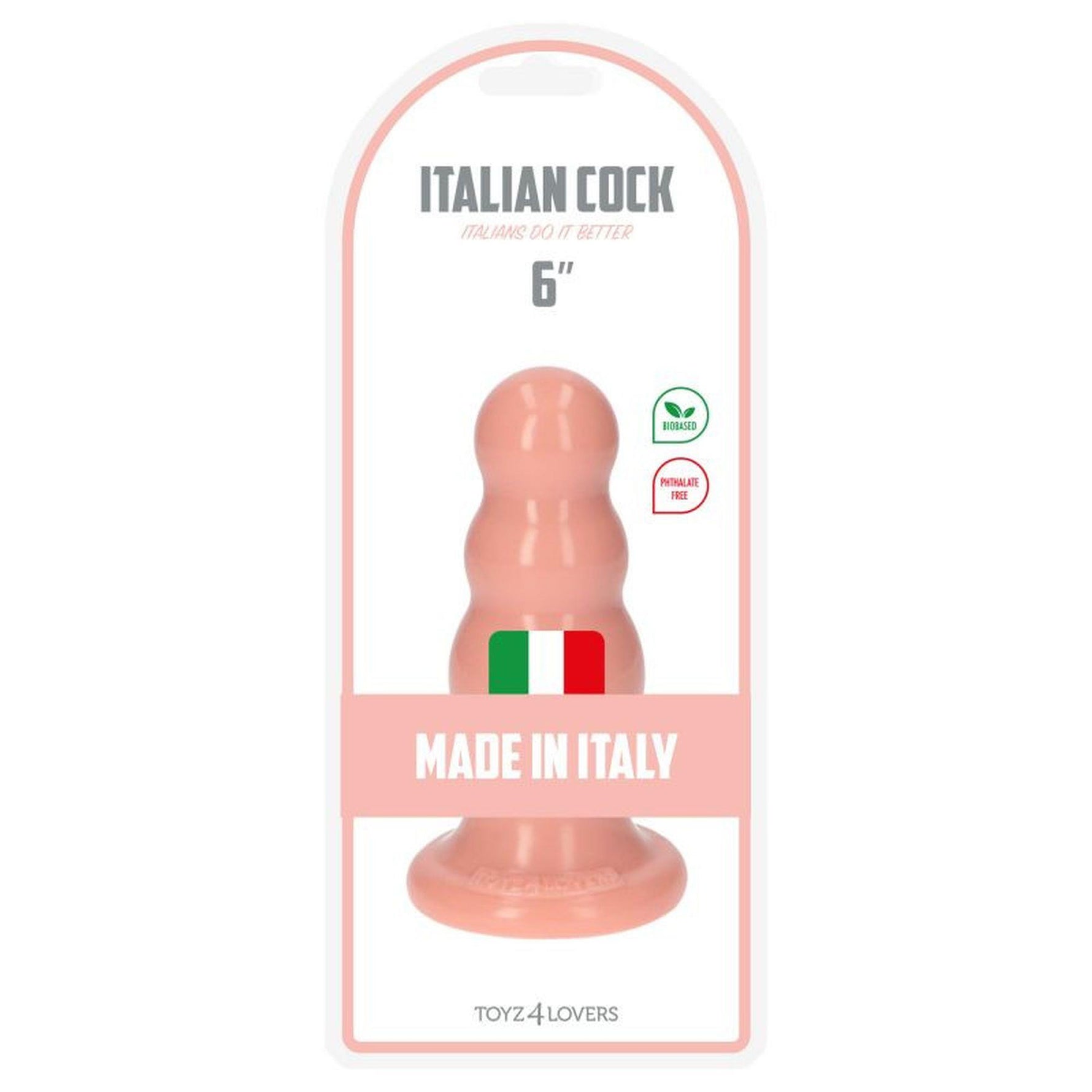 Plug anal cu ventuză Toyz4lovers, culoarea pielii, 15 cm