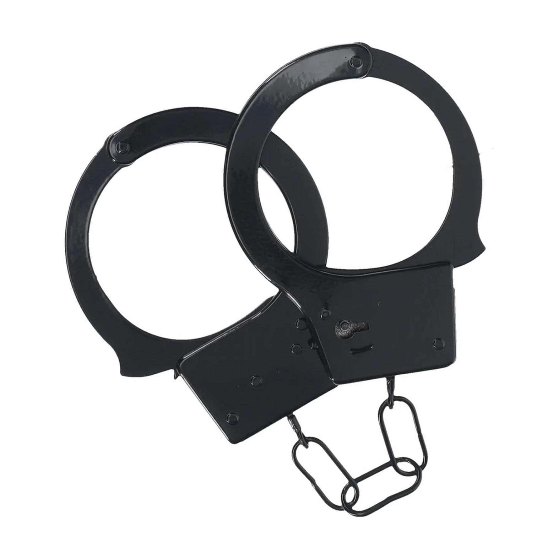 Au! Cătușe din metal negru 24,2 cm
