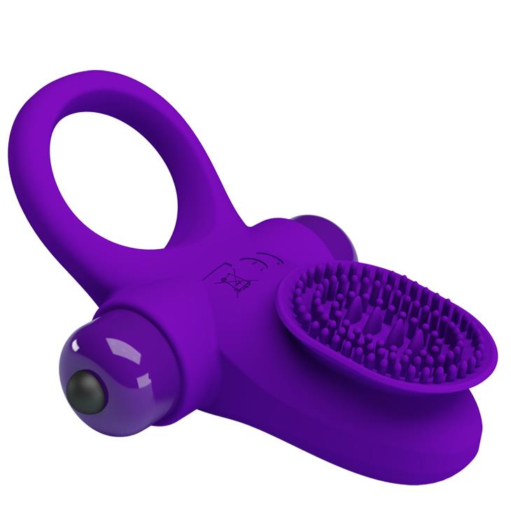 Inel vibrant Pretty Love violet, 10 modele