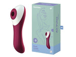 Stimulator Satisfyer Dual Crush cu undă de presiune USB din silicon