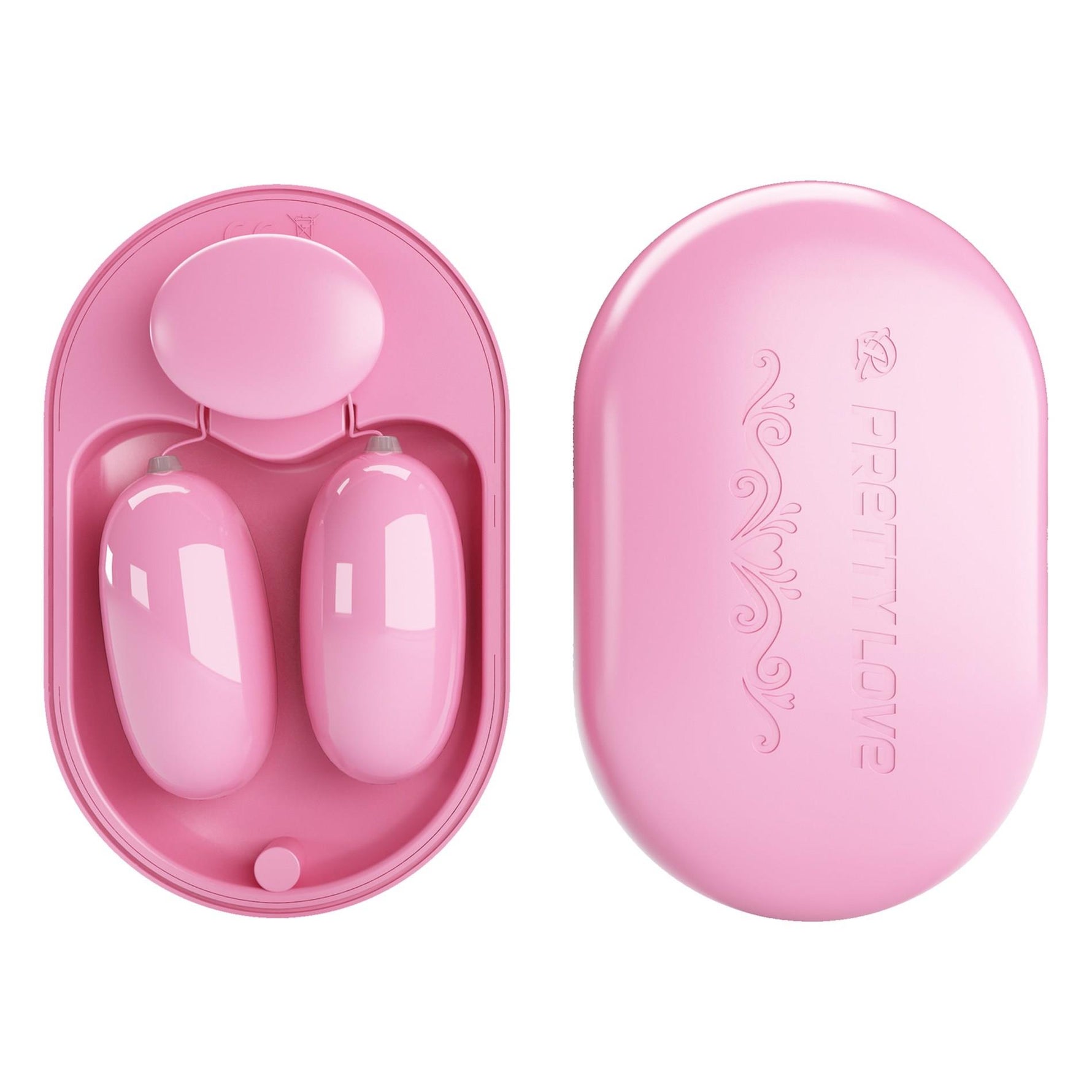 Mini vibrator Pretty Love Fun Box roz cu 12 funcții