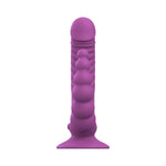 Vibrator dublu Teazers cu ventuză și telecomandă, violet