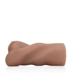 Masturbator vaginal Teacher S-Line, bronzat, TPR, 10 cm