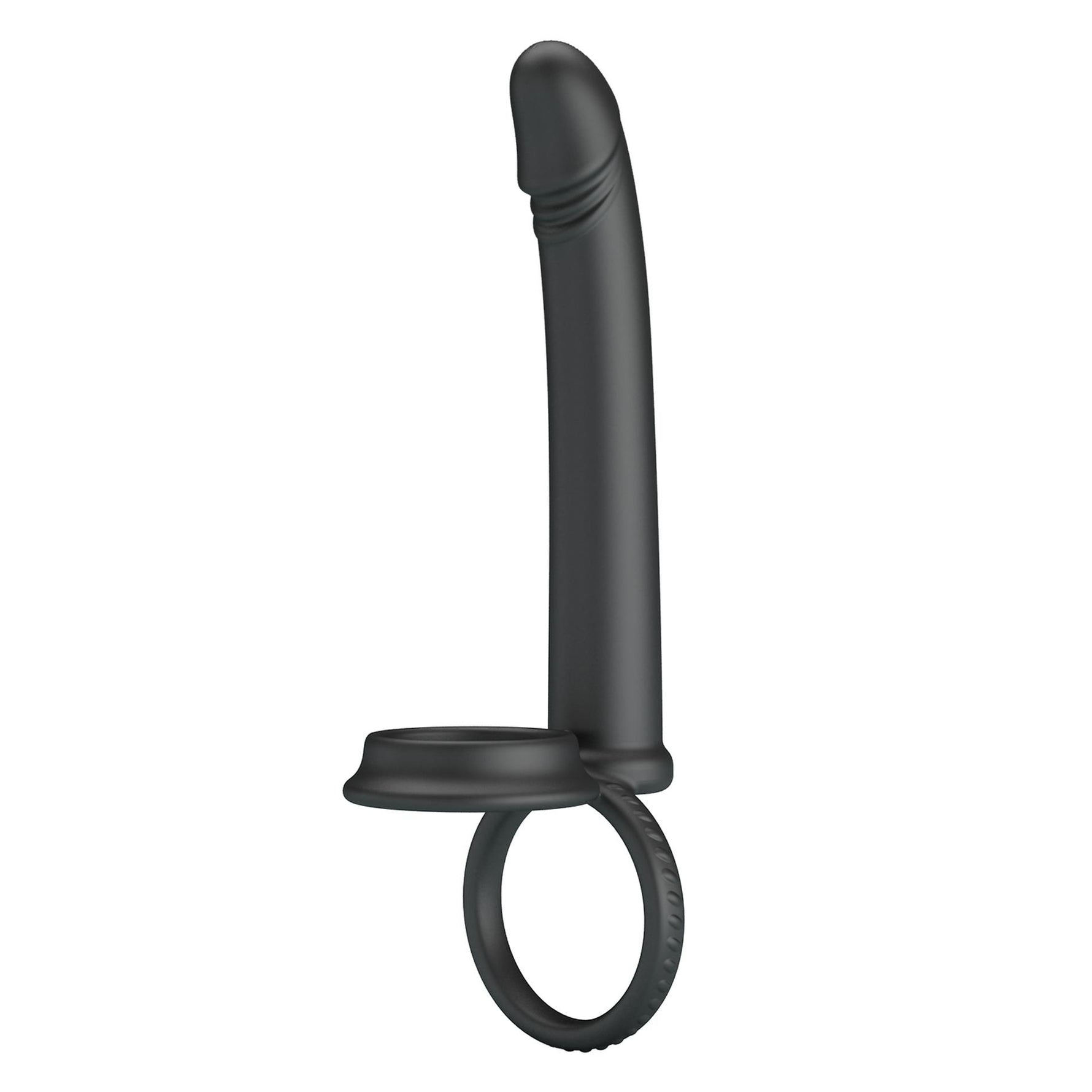 Dildo cu strap-on din silicon Pretty Love Moses 19 cm impermeabil