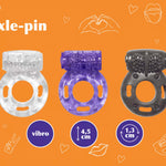 Lola Games Axle pin Showbox, pachet de 12 inele vibratoare pentru penis