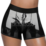 Pantaloni scurți Chic Strap-On (talie 91-99 cm) Negri