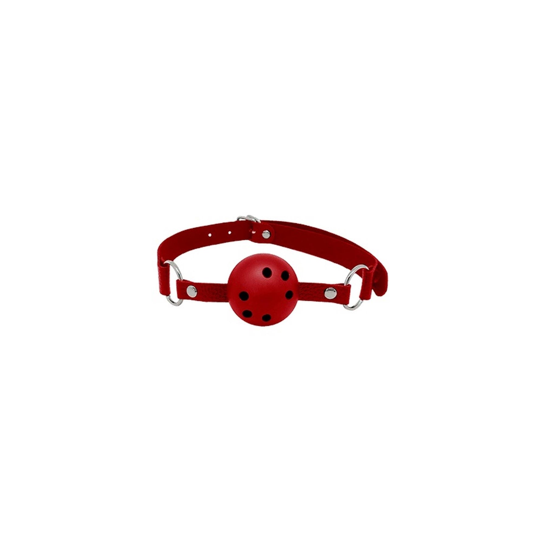 Căciulă cu bilă Alive ABS, roșie, 4,5 cm, reglabilă