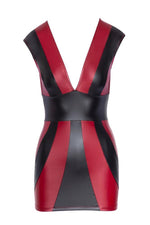 Rochie mulată Cottelli PARTY roșu negru S