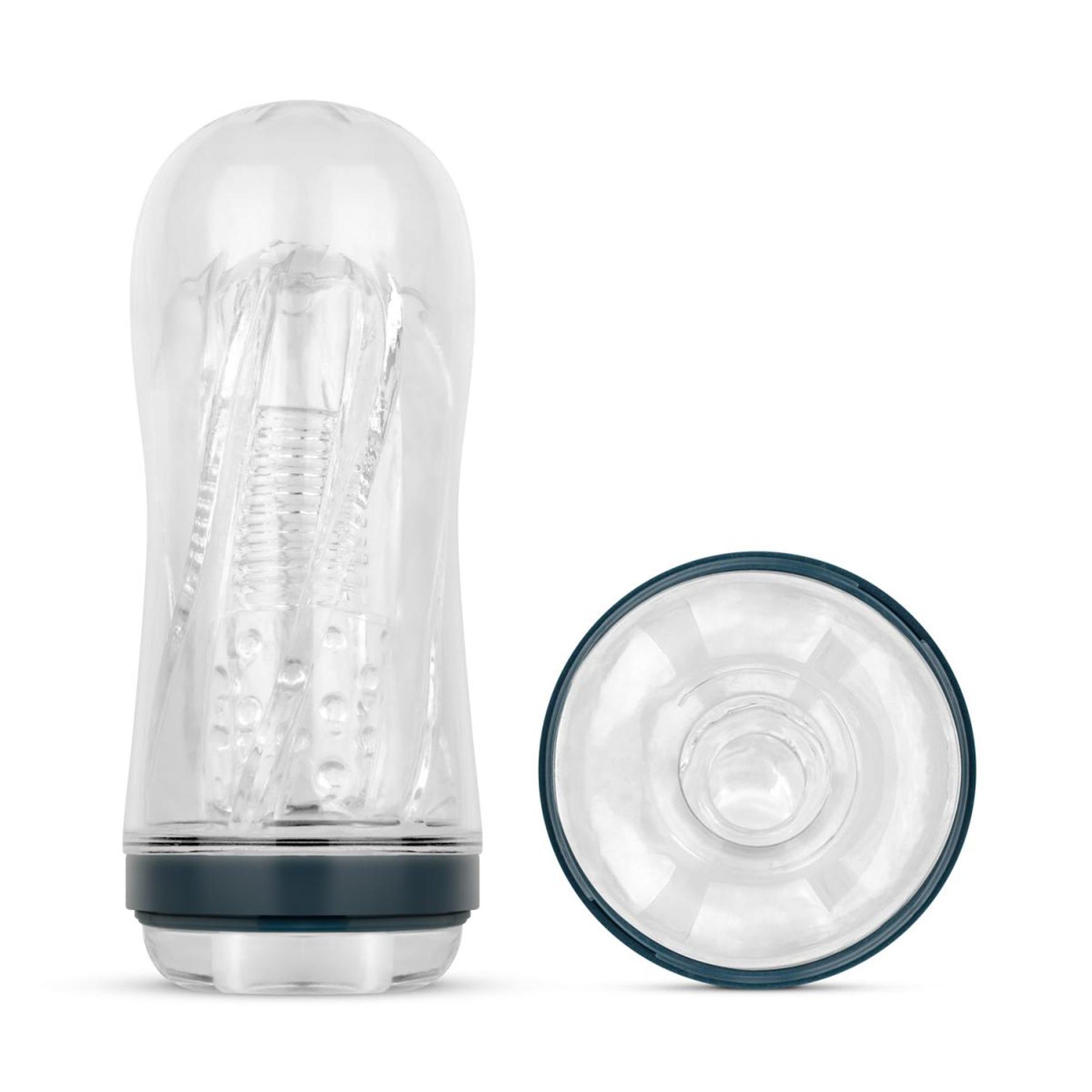 Masturbator multiplu FPPR din silicon transparent 18 cm