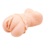 Masturbator vaginal Crazy Bull cu vibrații, alimentat cu baterii AAA