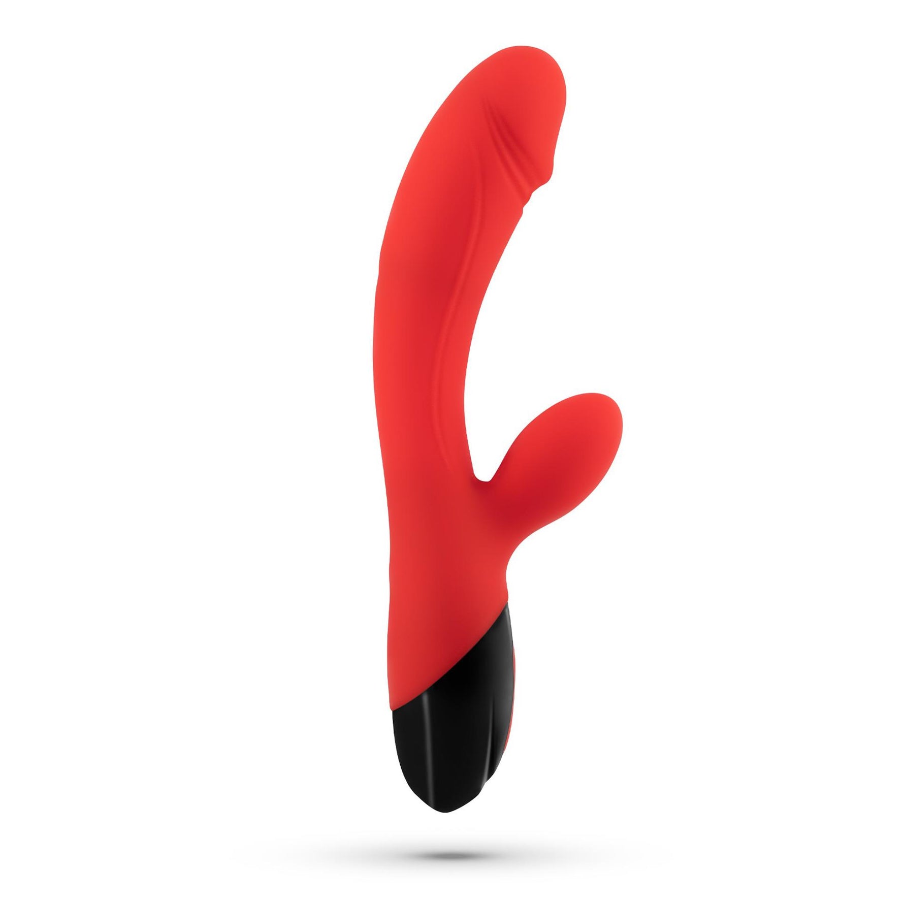 Vibrator USB Crushious Dare Dong din silicon, formă de iepuraș, 20 cm