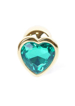 MyLove Toys - Jewellery Auriu Heart PLUG- Verde