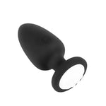 Plug anal vibrant din silicon cu LED, Fantasy, 10 cm, USB, cu telecomandă