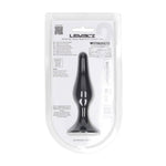 Dop anal Levelz Slim din silicon, M, negru, 11,5 cm
