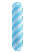 Vibrator Glitz Blue For You Dreamtoys cu bile, albastru, USB, 10,9 cm