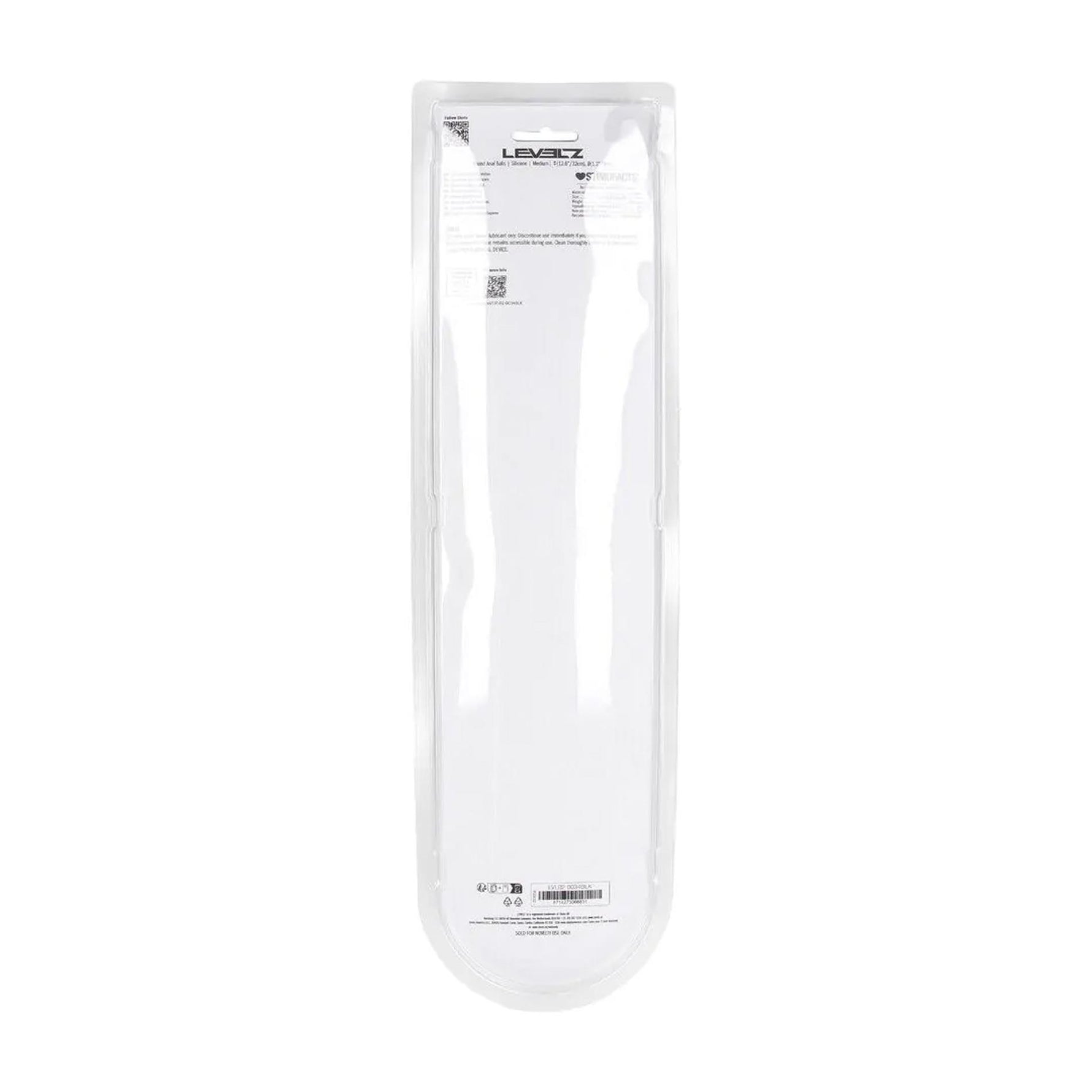 Perle anale din silicon negru Levelz M 30mm