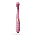 Vibrator Crushious Pixie cu două USB pentru punctul G, 20 cm