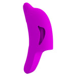 Vibrator pentru deget Pretty Love Delphini din silicon, 10 funcții