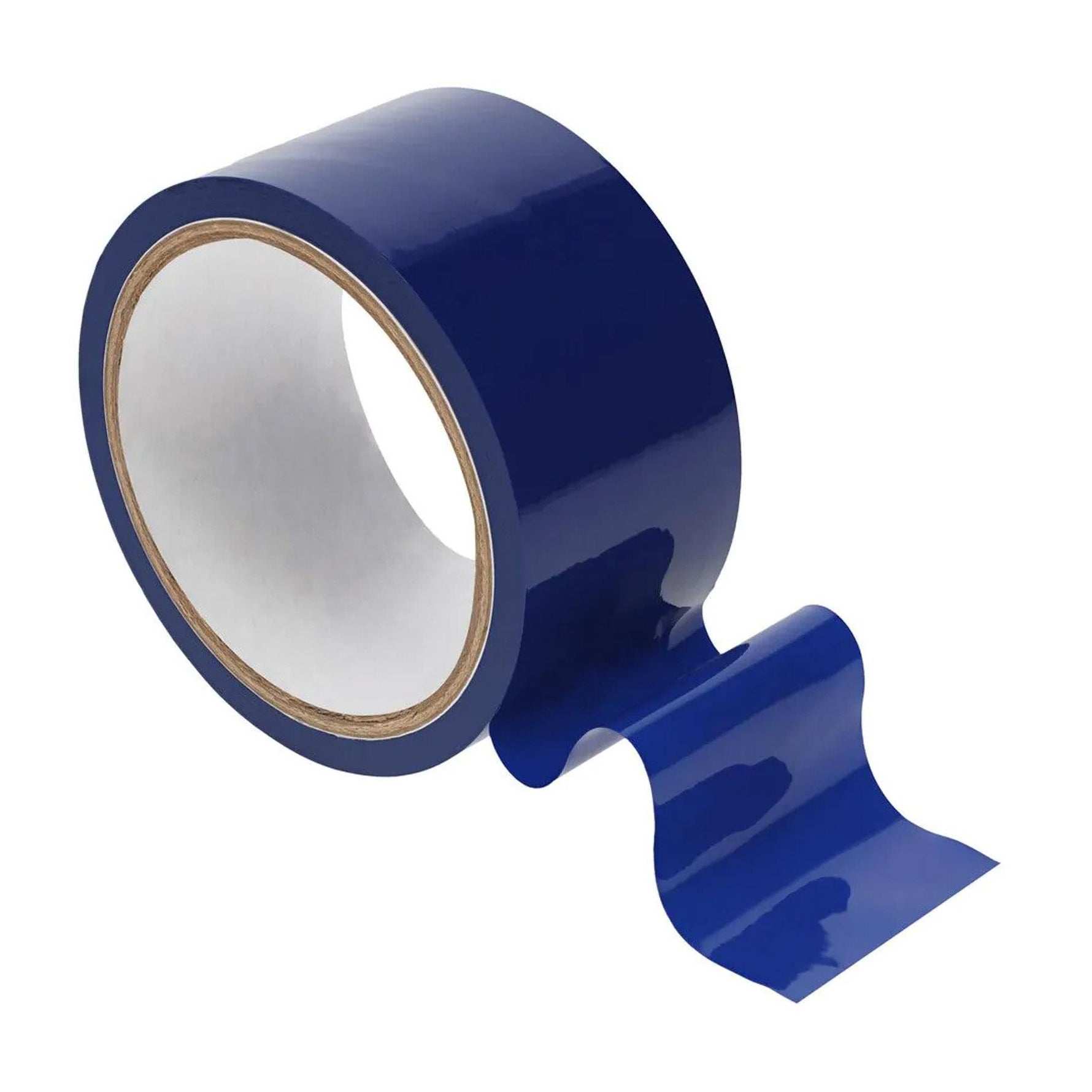 Bandă adezivă din PVC Ouch, albastru marin, neadezivă, 20 m