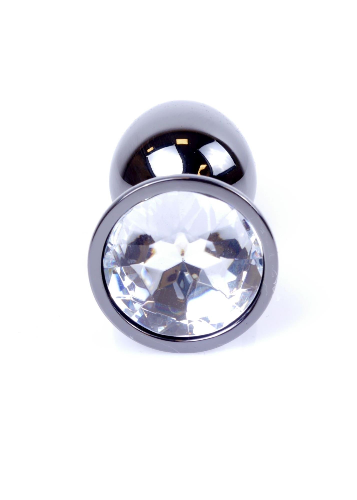 Bijuterie anală din argint cu diamant MyLove Toys 7 cm