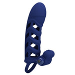 Pretty Love Extensor de penis vibrant din silicon cu 10 funcții