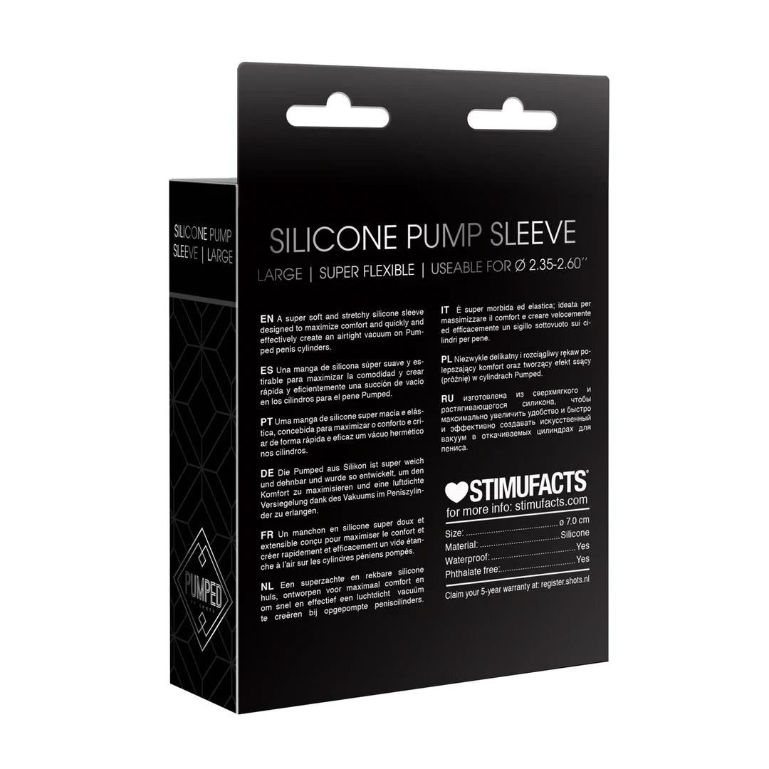 Manșon de silicon pentru pompe cu pompa, mare, 7 cm