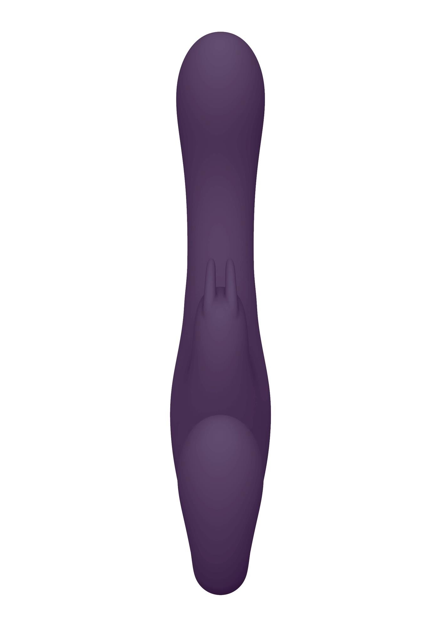 Vive Suki Strapon Vibrator cu USB din Silicon Mov