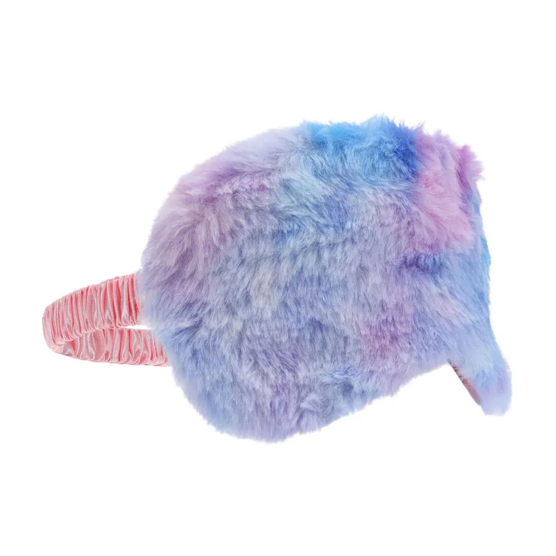 Mască pufoasă multicoloră, au!