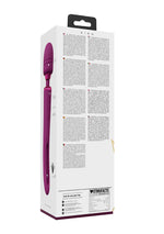 Vibrator USB cu două fețe, Vive Kiku roz, cu limbă fluturândă