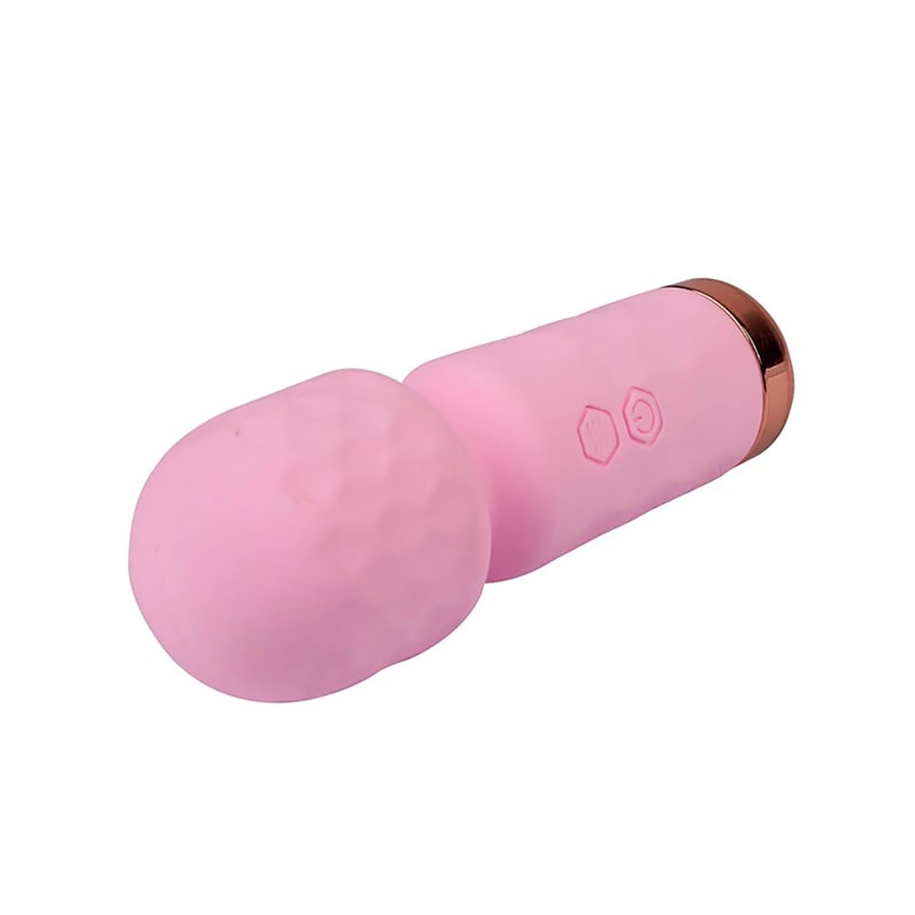 Baghetă Eros Fantasy Mini din silicon roz cu USB 11,5 cm