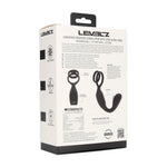 Stimulator vibrant de prostată Levelz din silicon cu inel negru