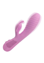 Vibrator Calexotics Aura Dual Flutter Bunny roz USB 11.5cm