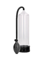 Pompă de penis transparentă 23 cm