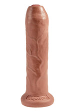 Dildo realist King Cock, necircumcis, 18 cm, bronzat