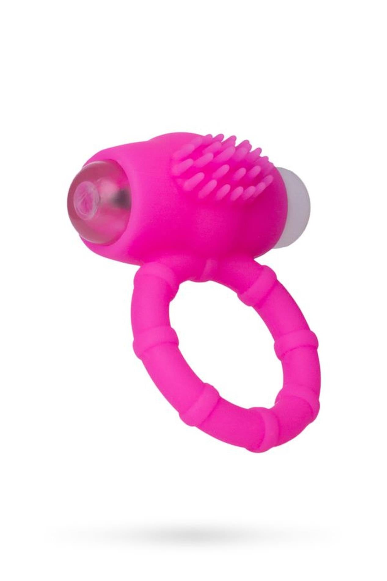 Inel vibrant din silicon AToys Nevy roz 2,5 cm